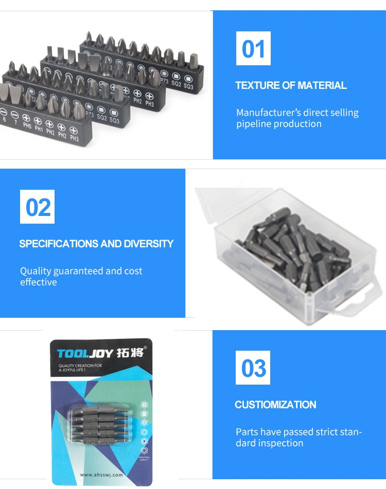 High Quality Material Impact Screwdriver Bits Screws Insert Driver Bits