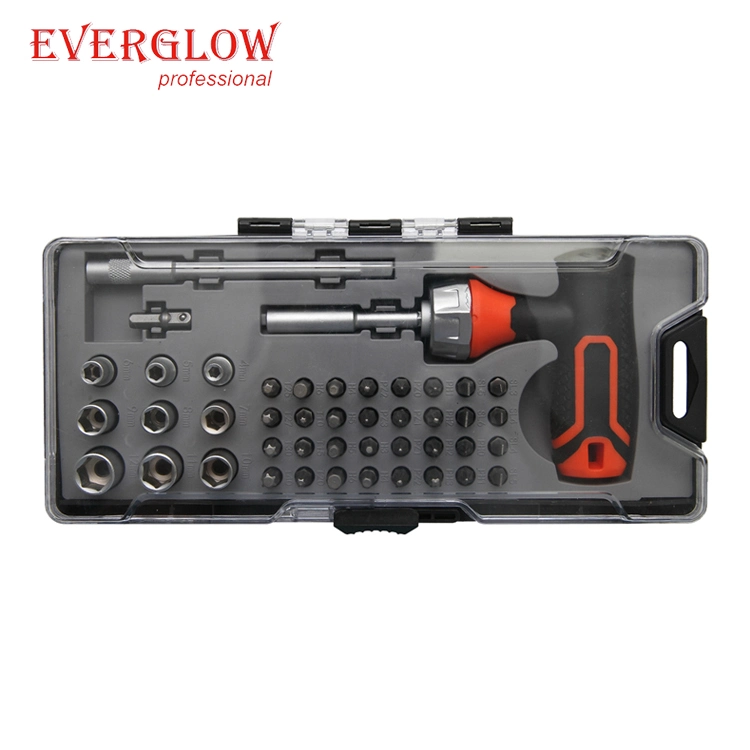 38PCS Ratchet Screwdriver Setwith Bits Sockets