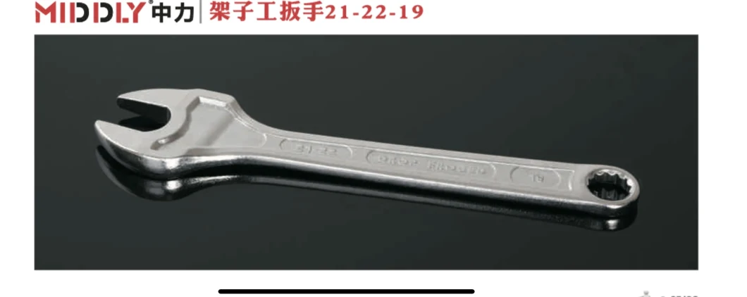 Drop-Forged Fast-Use Wrench/Spanner for Construction 19-21-22mm 3-Sizes Combination Wrench