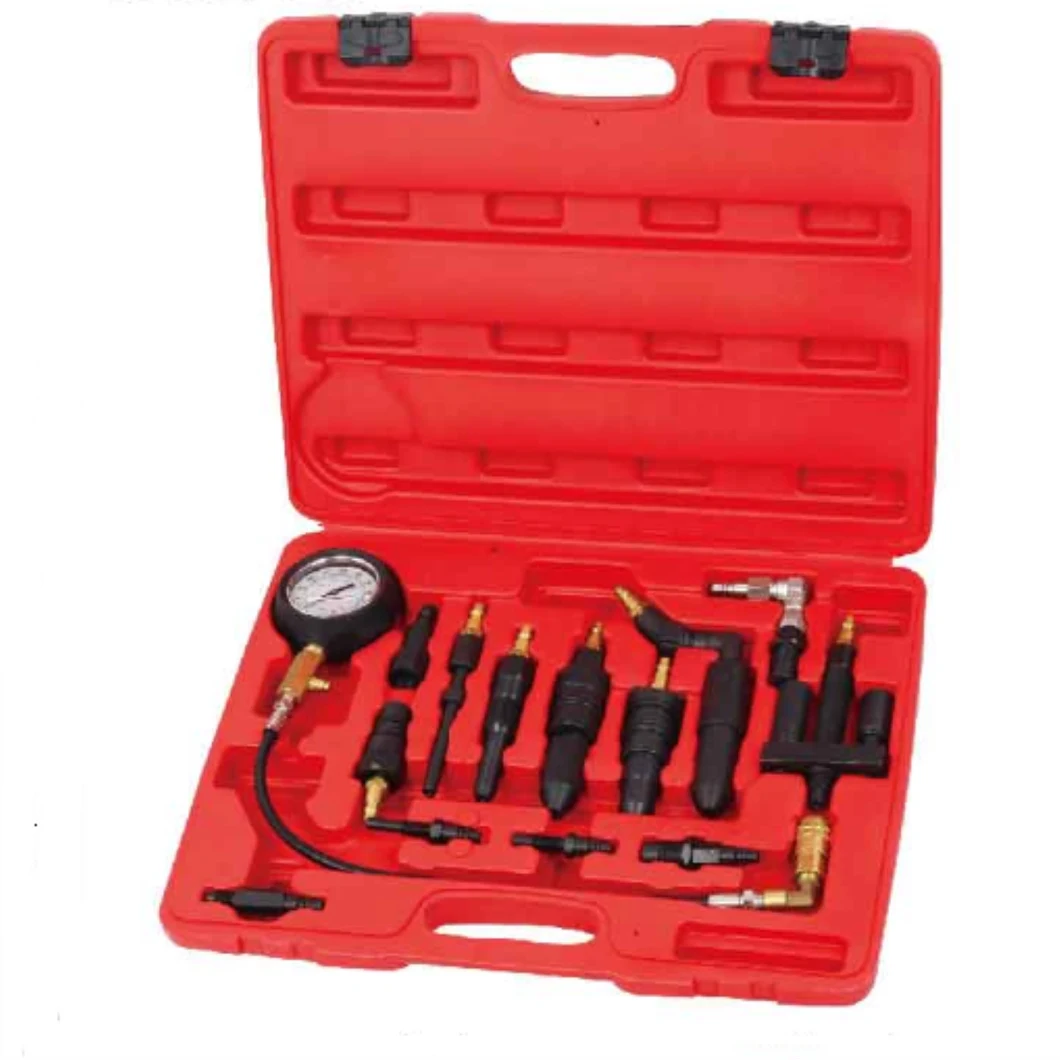 Professional Mechanics Gas Engine Cylinder Compression Tester Test Tool Kit