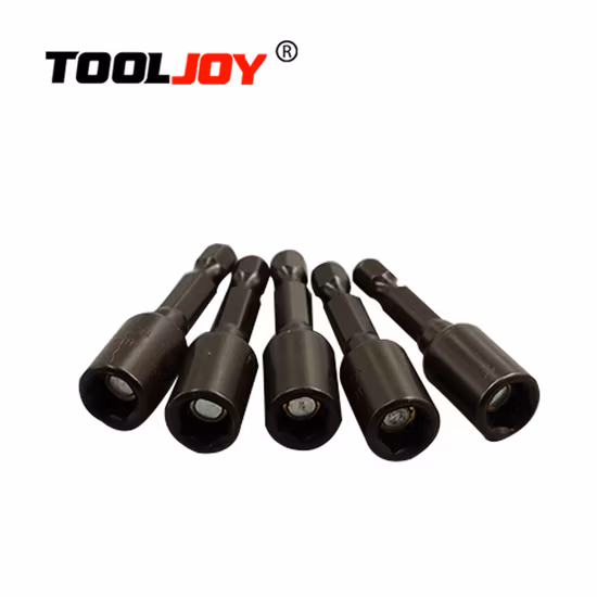 임팩트 드릴 및 드라이버 소켓 세트 5피스 소형 1/4" 육각 소켓 세트