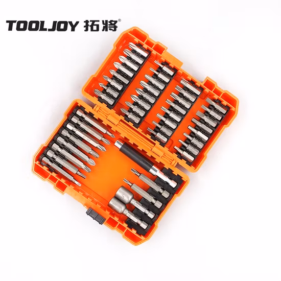 고품질 45pcs S2 임팩트 비트 드라이버 세트 박스 드라이버 비트 임팩트 렌치 세트